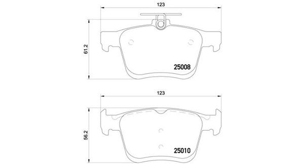 MAGNETI MARELLI Комплект тормозных колодок, дисковый тормоз 363700485125